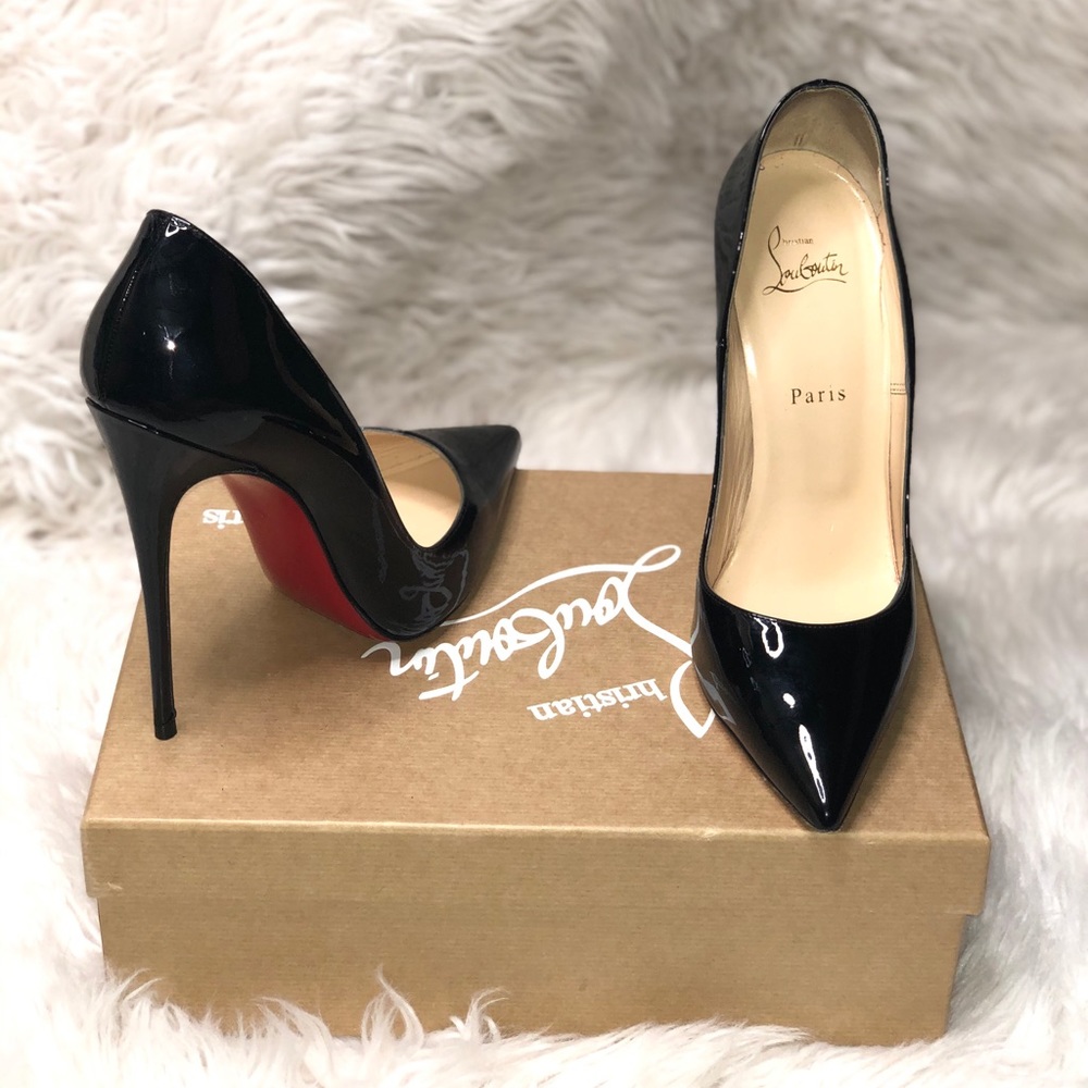 Christian Louboutin So Kate Patent Pointed-toe